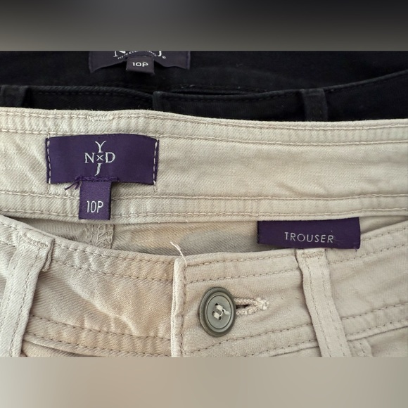 3 pairs NYDJ size 10P jeans. All used. - Picture 2 of 8